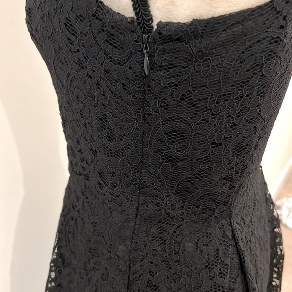 Express Lace Overlay Skater Dress - Picture 6 of 10